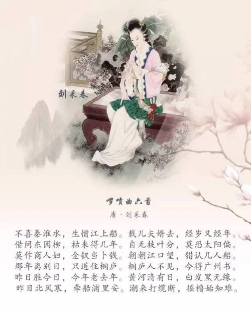 唐朝女性文学作品赏析