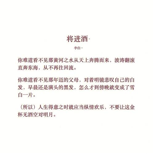 将进酒的哲学解读