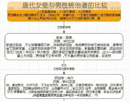 唐代女皇与男性统治者的比较