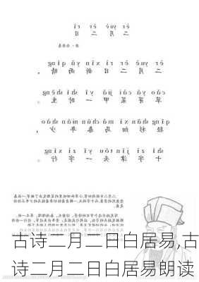 古诗二月二日白居易,古诗二月二日白居易朗读